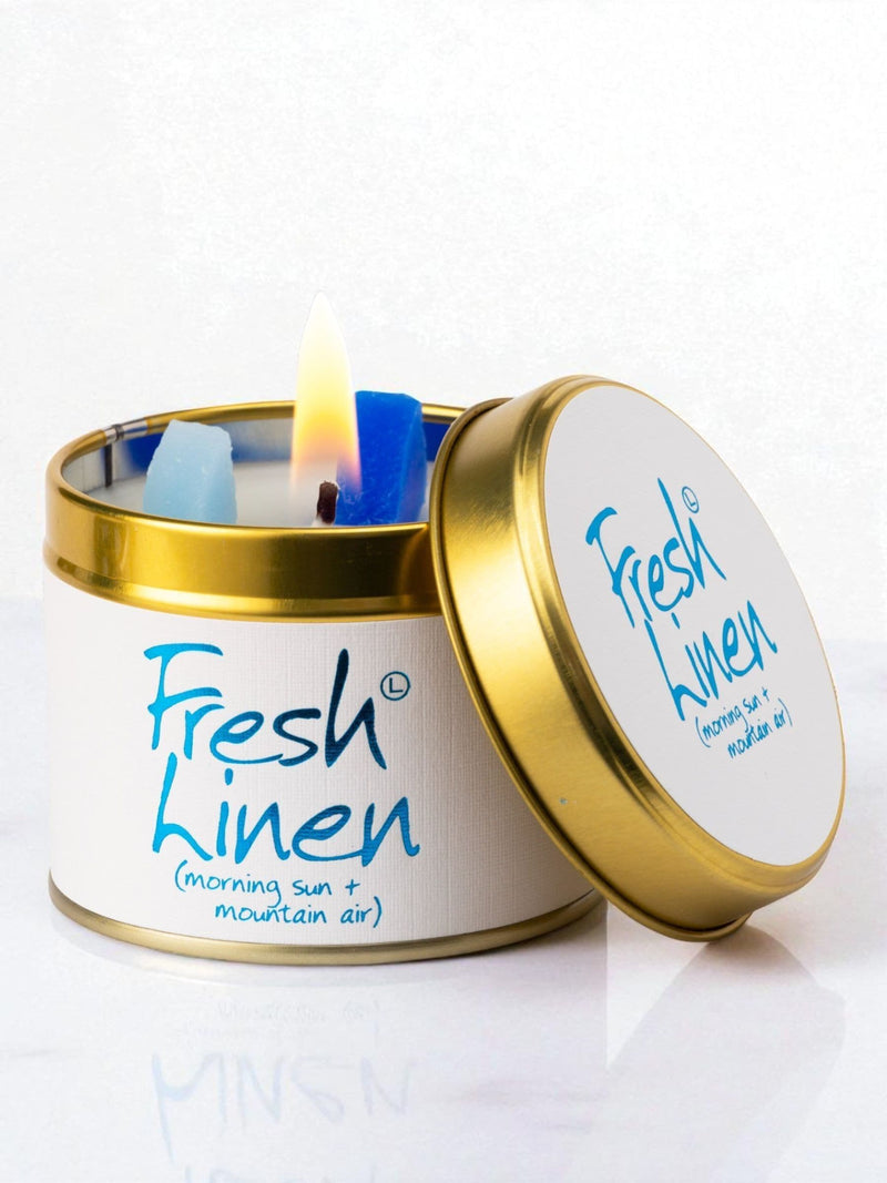 Lily-Flame fresh scented tin candle 230g (British brand)