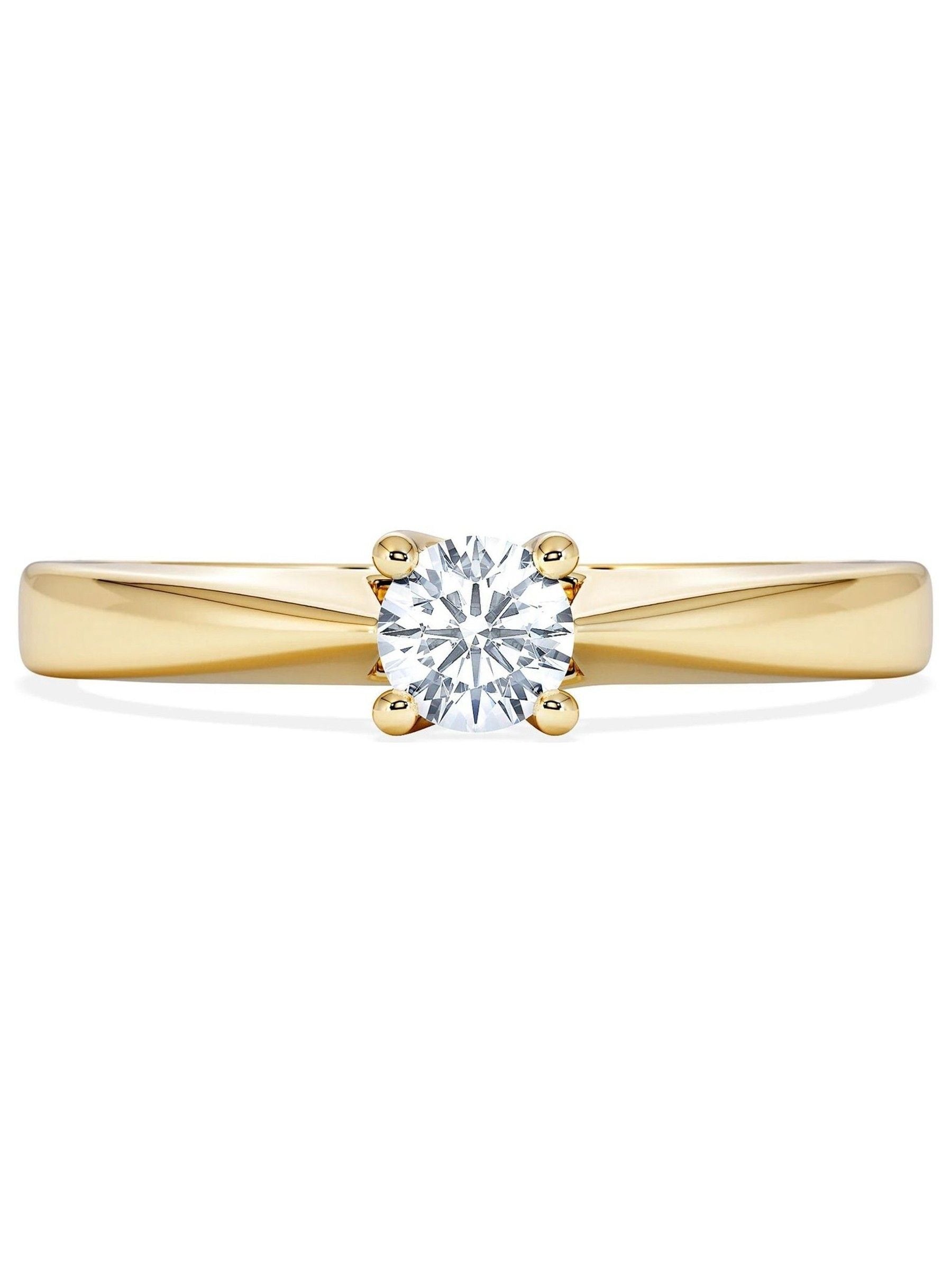 The Diamond Store Naomi 0.25ct lab diamond solitaire ring, UK version