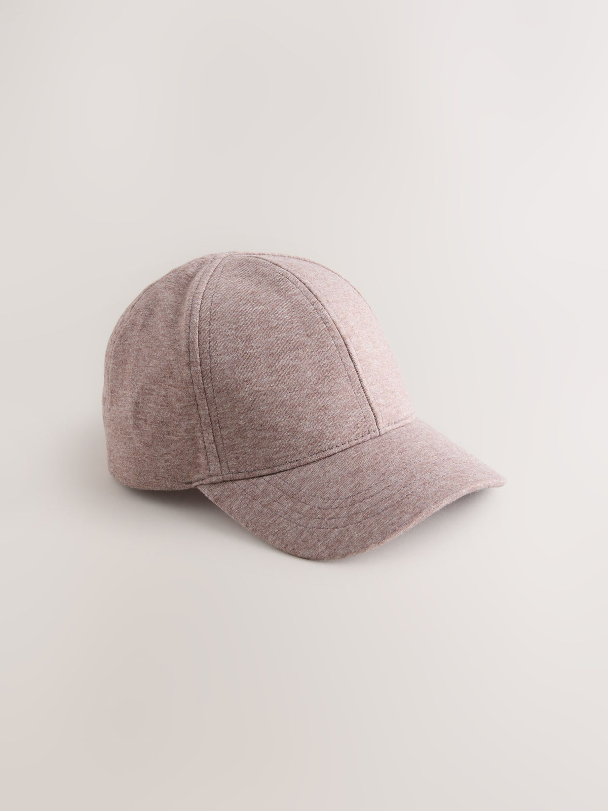 Chocolate brown jersey marl baseball cap for children, UK version
