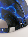 Baseball cap black and blue lightning bolt 3-16yrs, imported from the UK