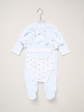 Rock-A-Bye Baby Boutique blue baby gift set 3 piece, UK version