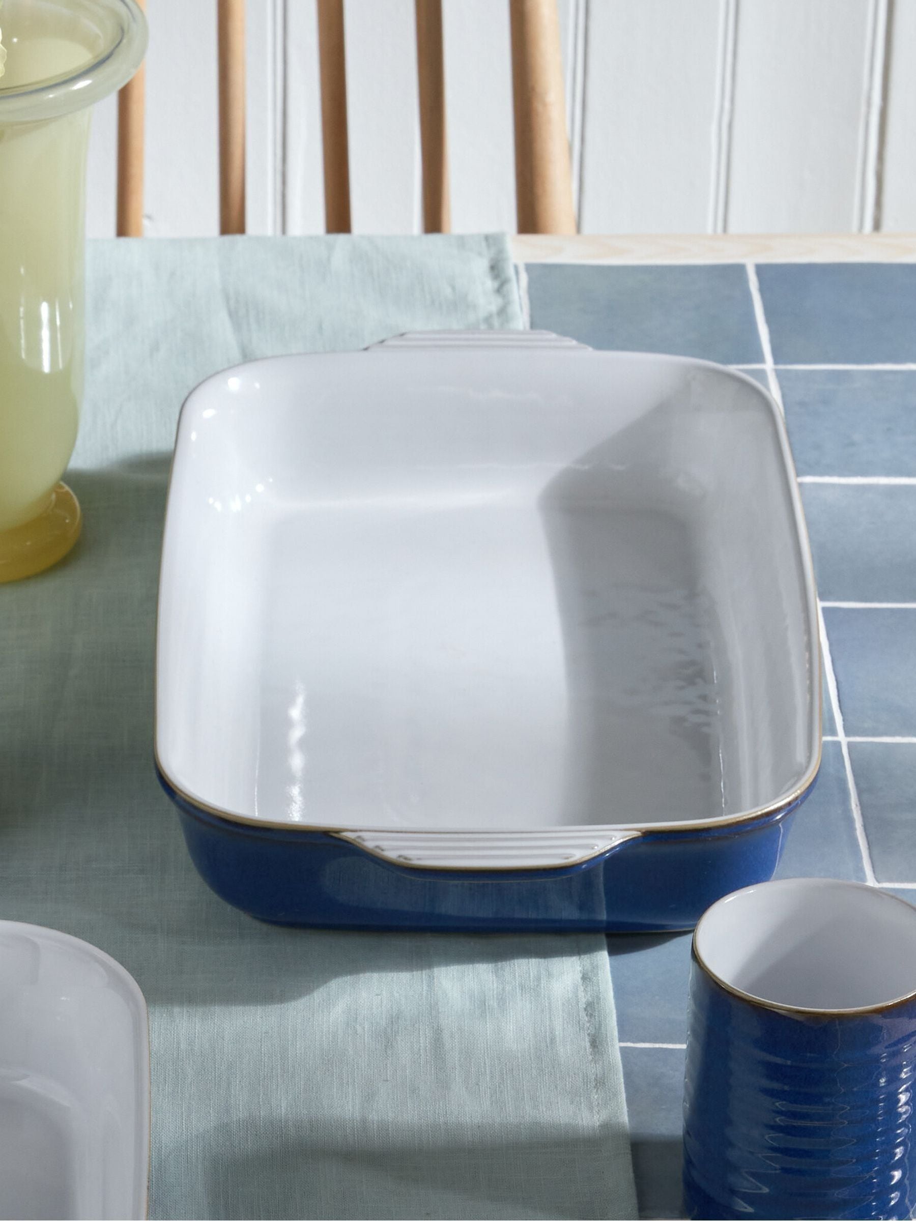 Denby Imperial Blue Large Rectangular Oven Dish
