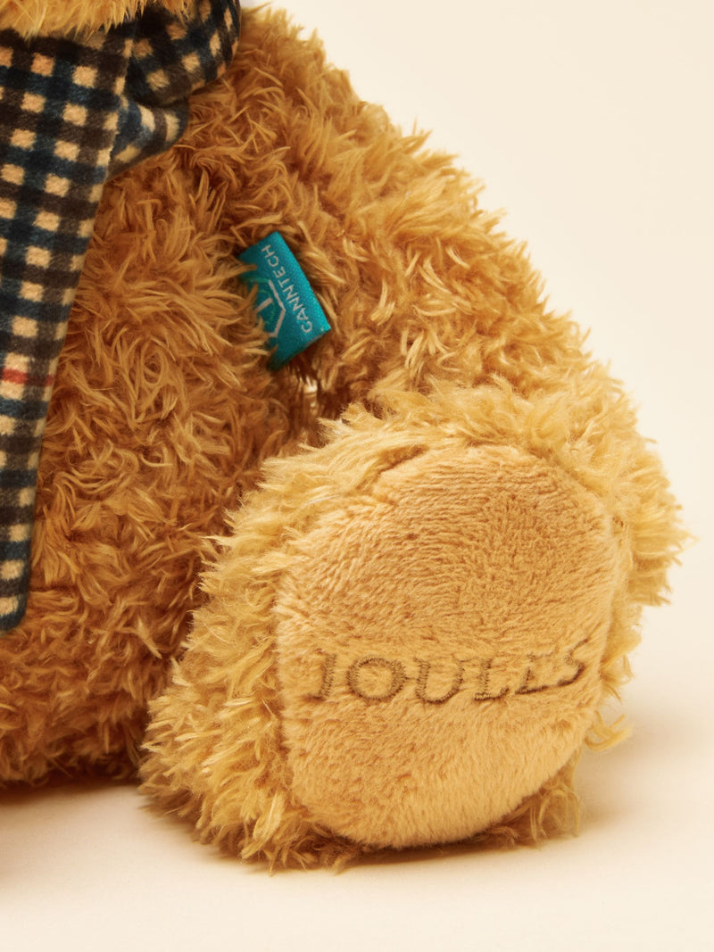 Joules Henson Check Heritage Teddy Dog Toy - British product