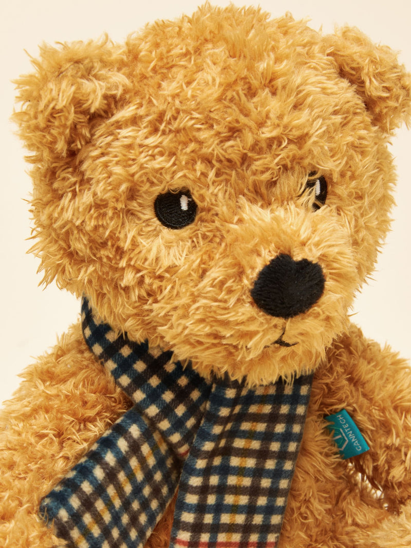 Joules Henson Check Heritage Teddy Dog Toy - British product