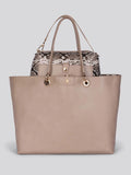 U.S. Polo Assn Nude Axtell Reversible Shopping PU Bag