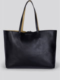 U.S. Polo Assn black reversible shopping bag with matching pouch (British brand)