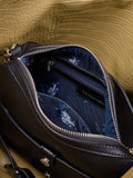 U.S. Polo Assn black reversible shopping bag with matching pouch (British brand)