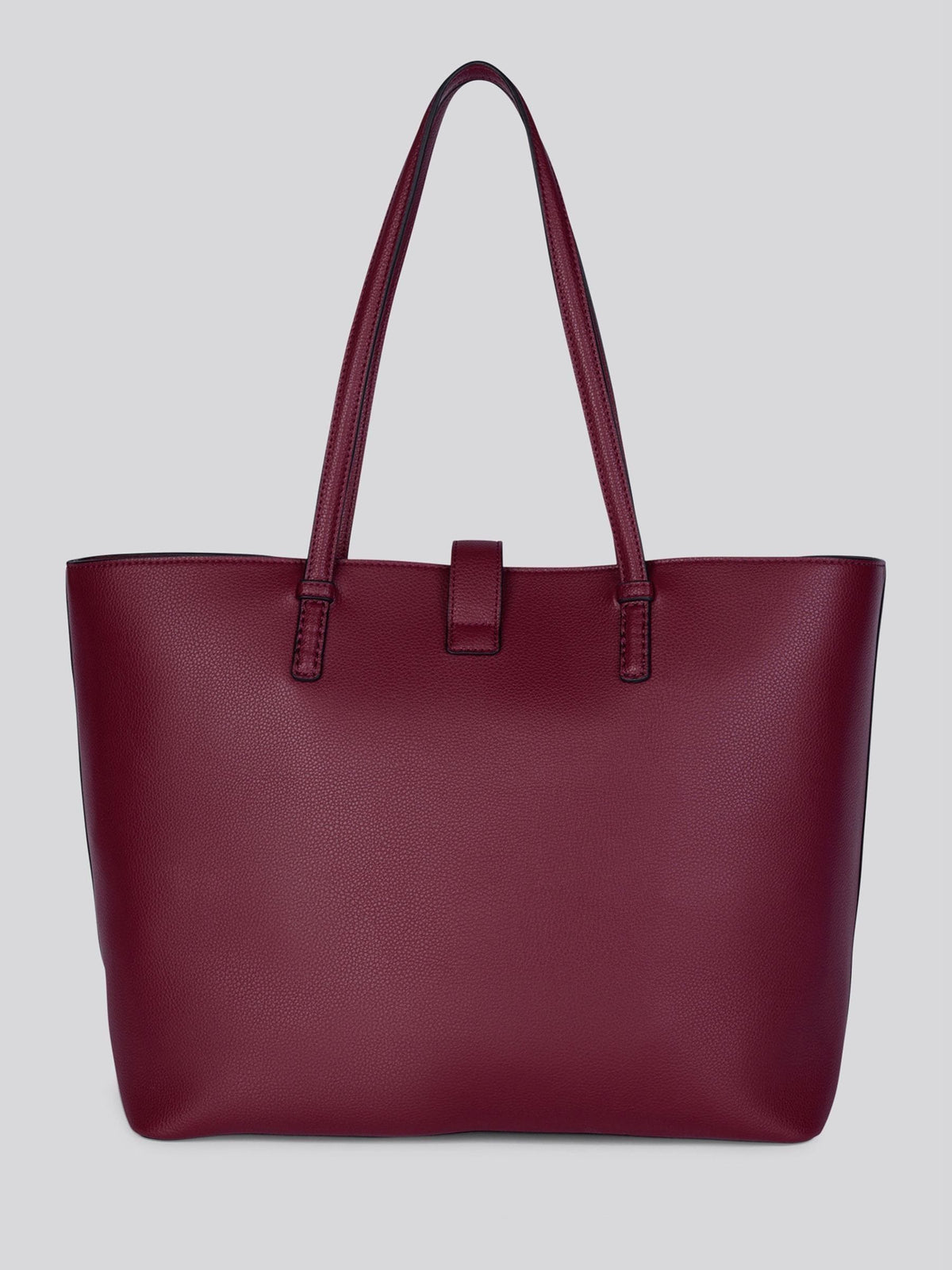 U.S. Polo Assn. Red Winterberry Shopping PU Bag