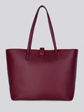 U.S. Polo Assn. Red Winterberry Shopping PU Bag