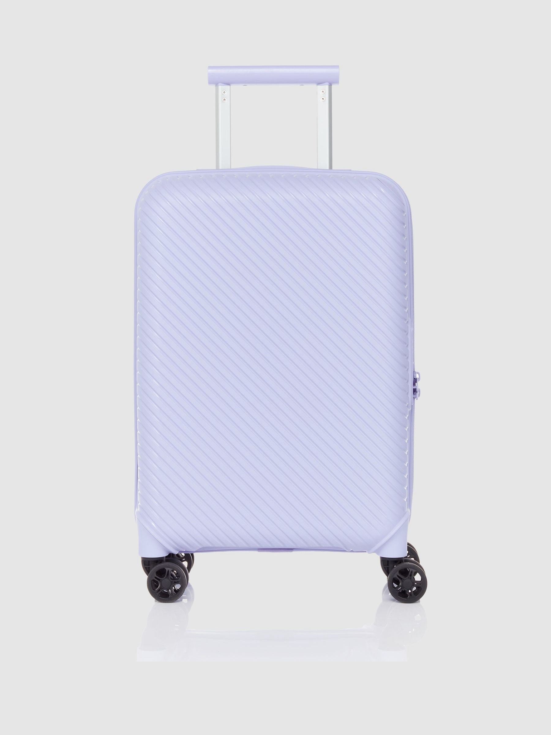 Nere Bondi small carry-on luggage purple PP hard shell - British product