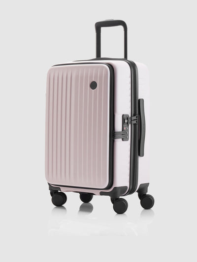 Next Nere Pink Venture Dual Open Small Suitcase- Buy online at McGrocer