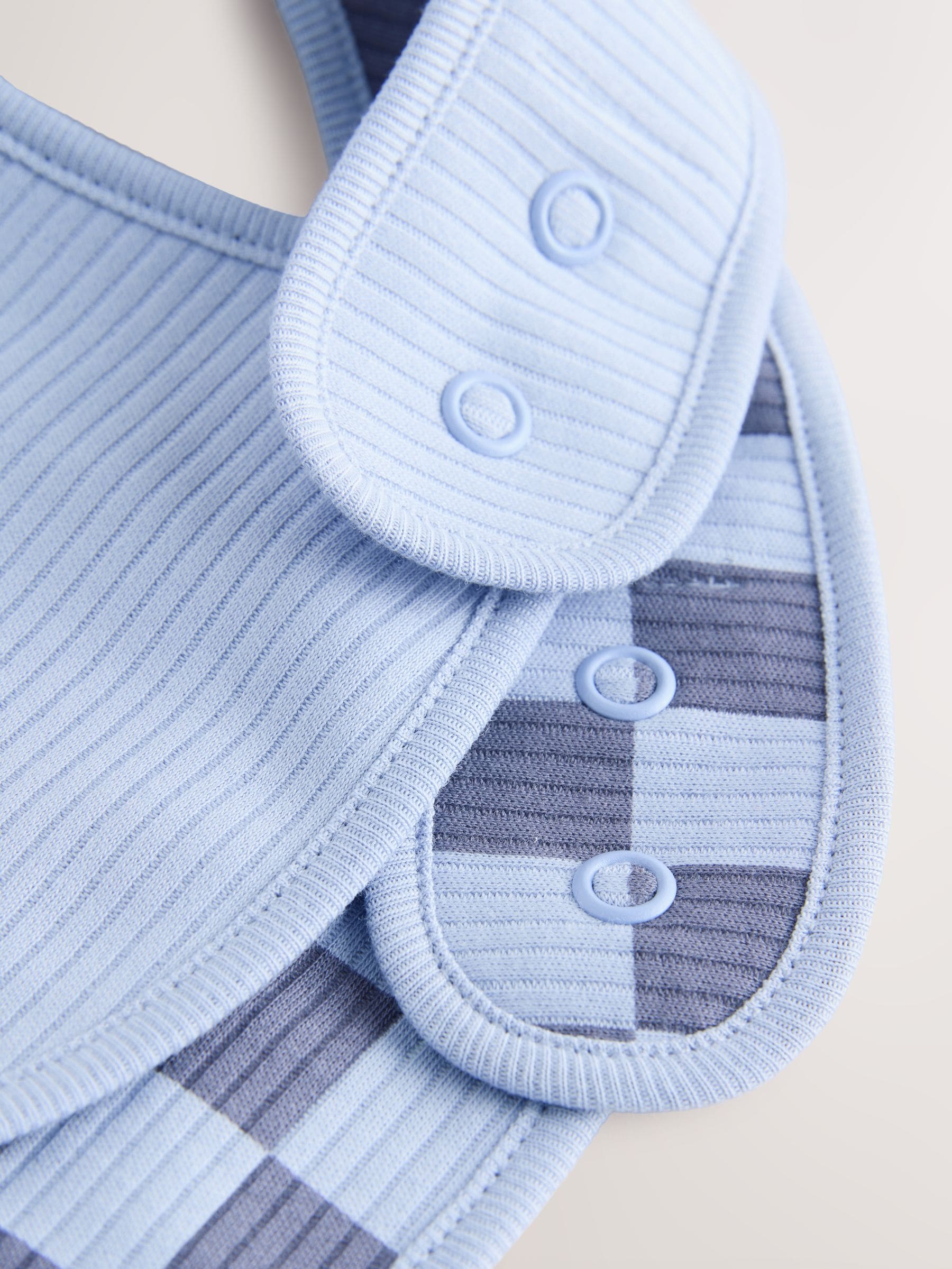 Little Brother baby bibs blue 2 pack, imported from the UK