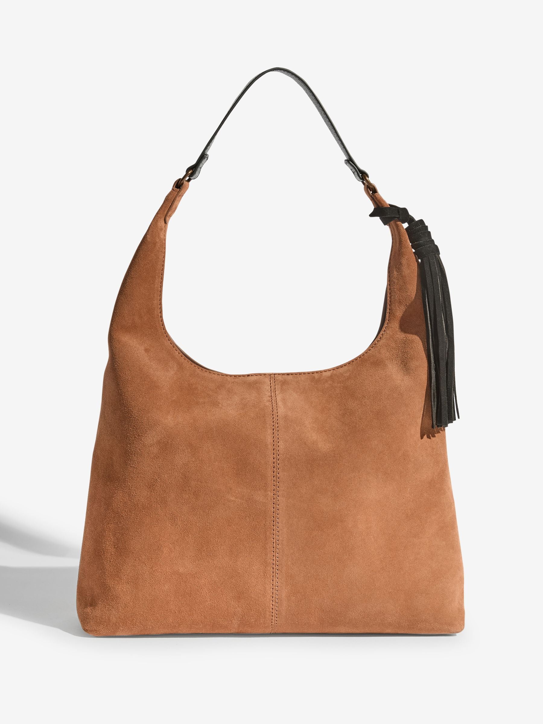 Friends Like These tan brown suede large tote bag (British brand)