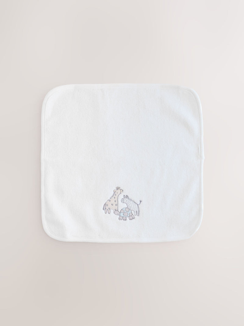 Safari animals face cloths 3 pack 30cm (British brand)