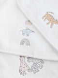 Safari animals face cloths 3 pack 30cm (British brand)
