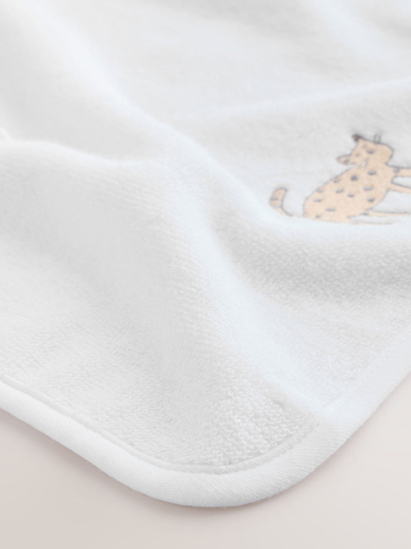 Safari animals face cloths 3 pack 30cm (British brand)