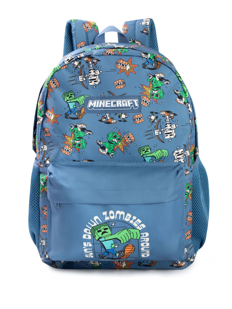 Vanilla Underground Blue Minecraft Zombie Backpack