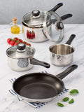 Judge Vista draining cookware set 5 piece, imported from the UK