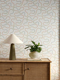 Scion Blue Bimble Oakham wallpaper 10m - British product