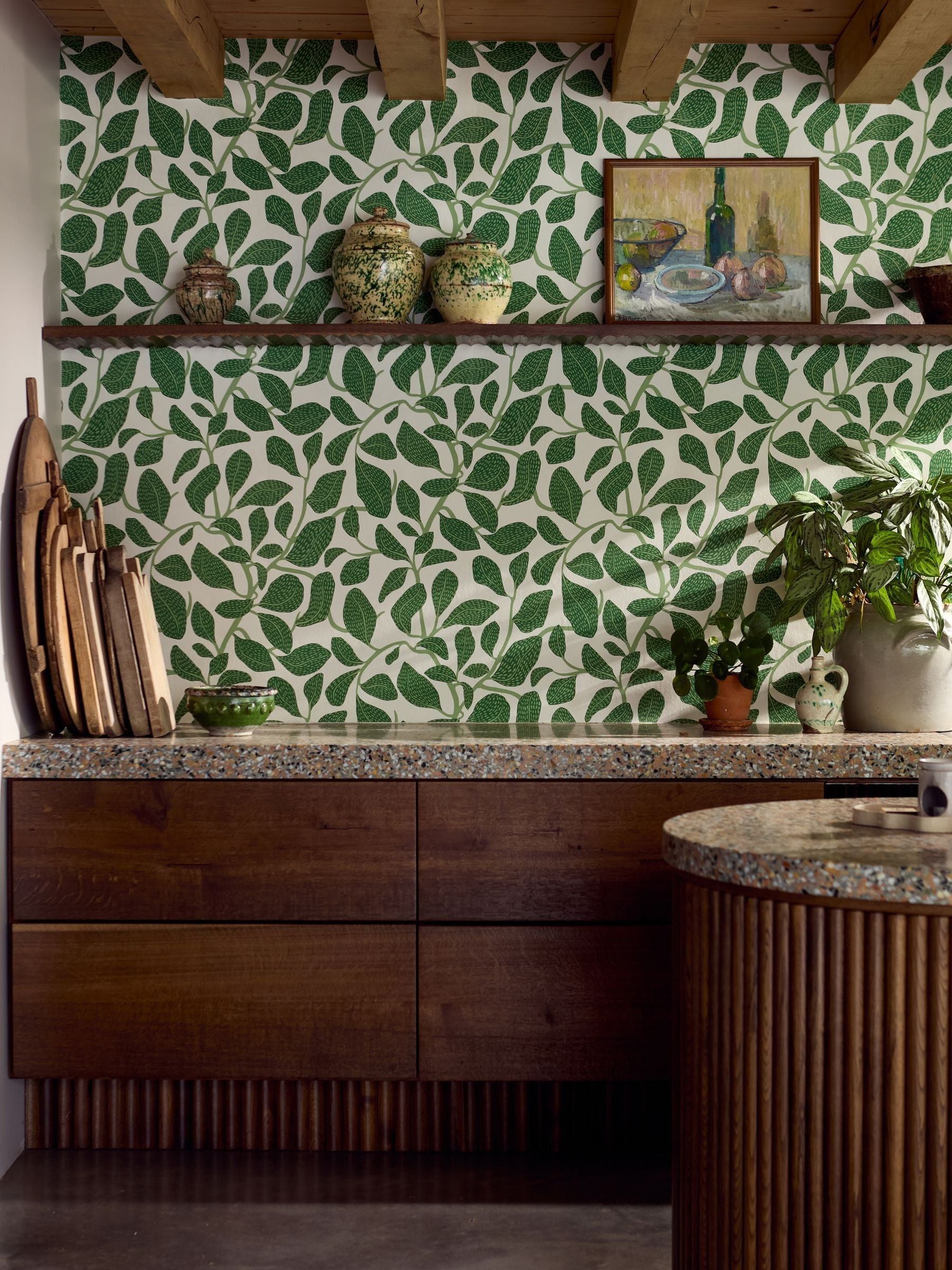 Scion Green Sweet Bay Oakham 10M Wallpaper
