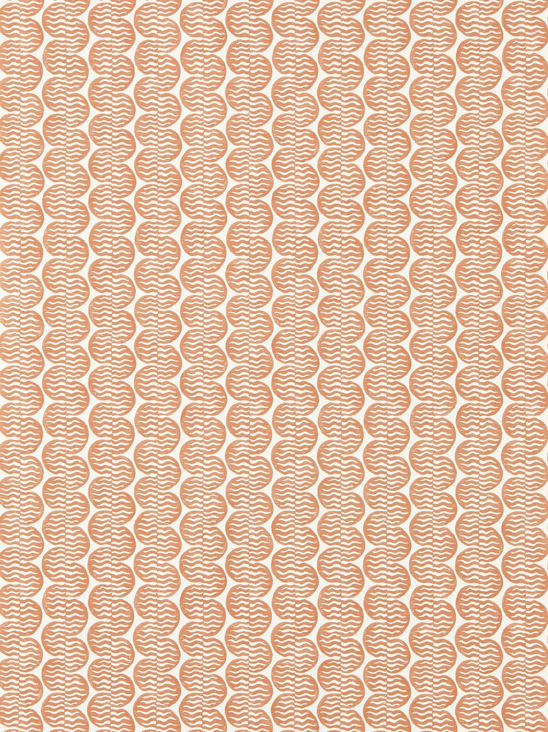 Scion Raft Stripe orange wallpaper roll, imported from the UK