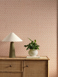 Scion Raft Stripe orange wallpaper roll, imported from the UK