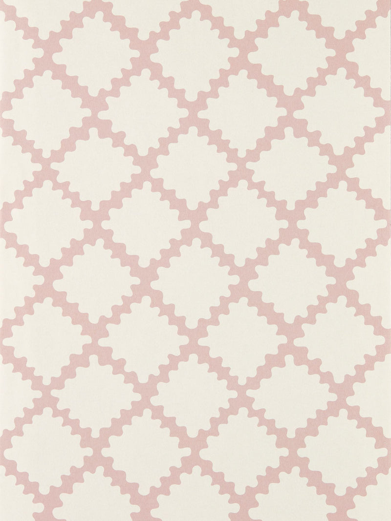 Scion Blue Swithland geometric wallpaper 10m roll (British brand)