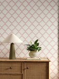 Scion Blue Swithland geometric wallpaper 10m roll (British brand)