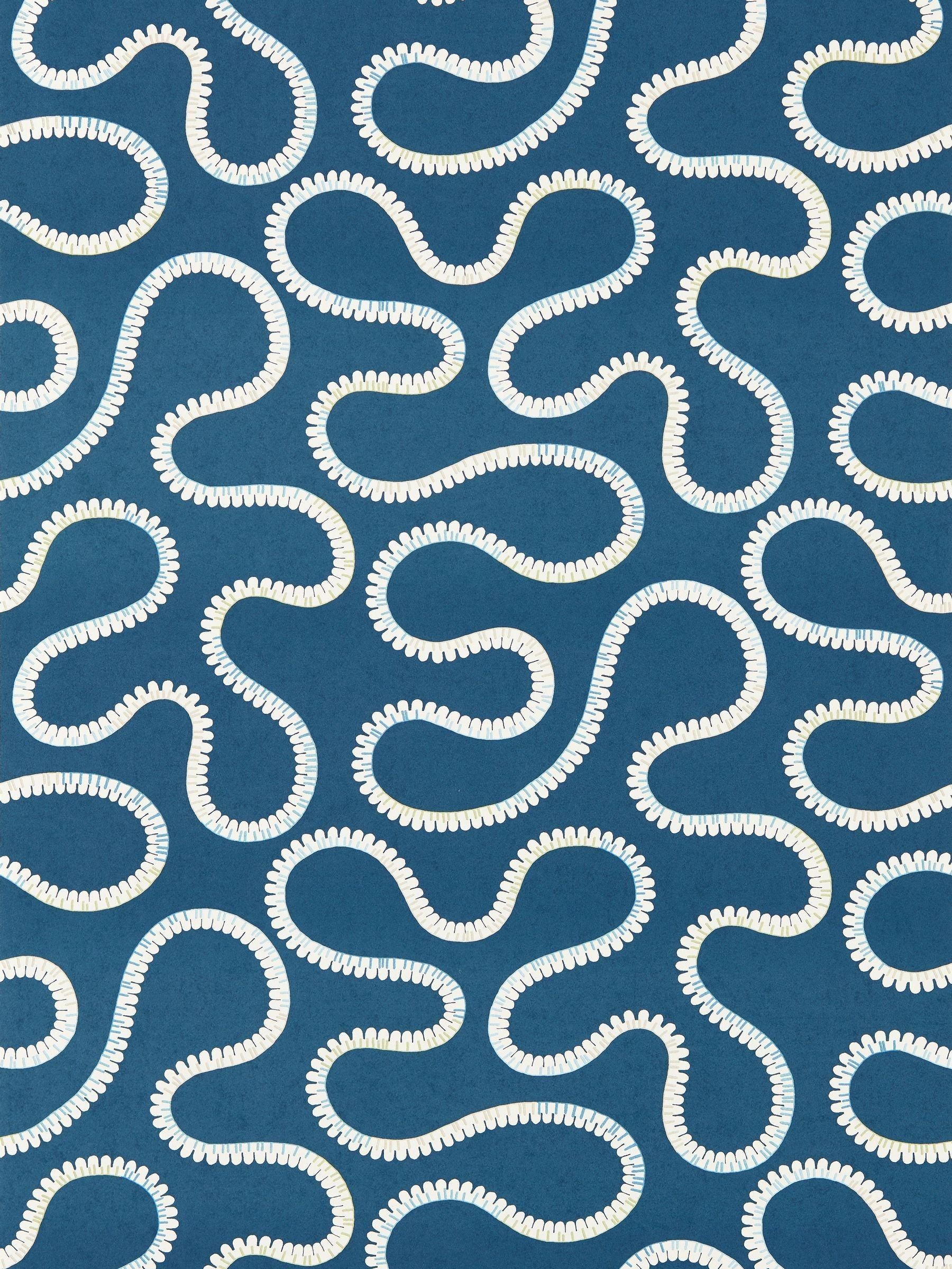 Scion Blue Bimble wallpaper 10m roll - British product
