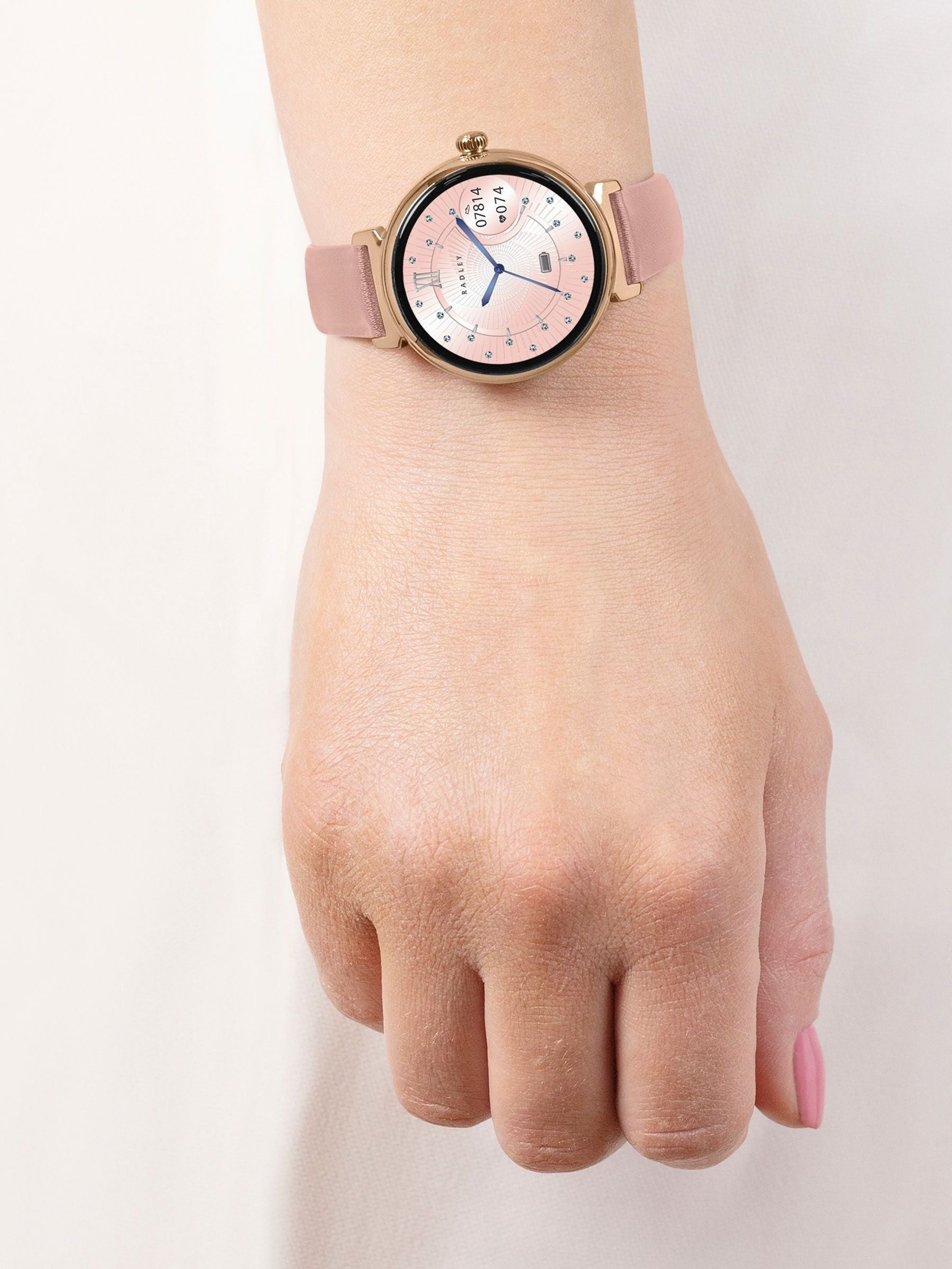 Radley Silver Tone Series 48 AMOLED smartwatch, imported from the UK