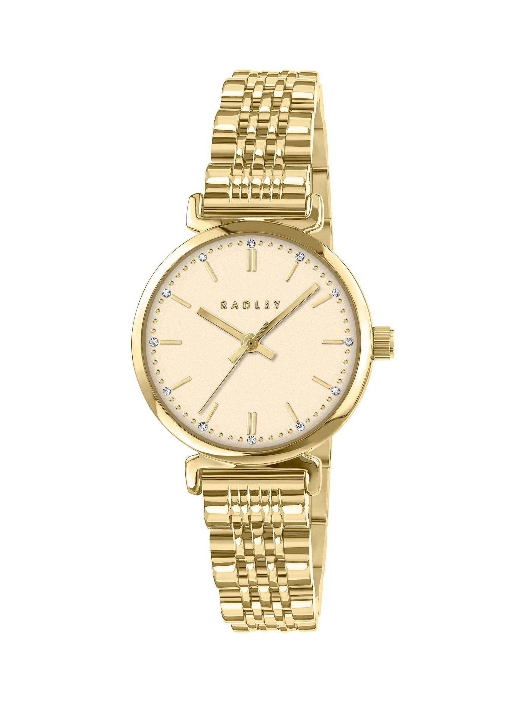 Radley gold plated T-bar bracelet watch - British product