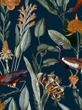 Graham & Brown Navy Glasshouse 10M Wallpaper