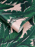 Graham & Brown Blush Daintree Palm 10M Wallpaper