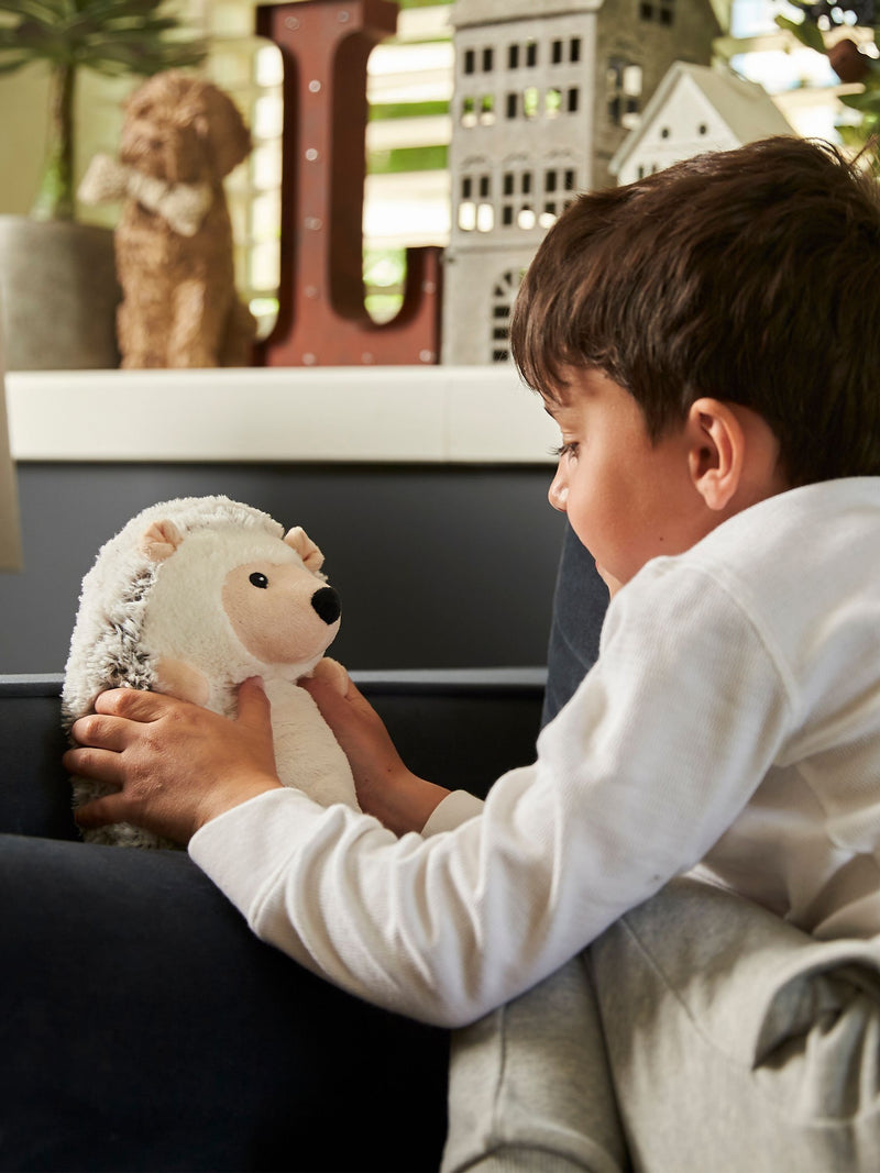 Warmies heatable soft toy large hedgehog, imported from the UK