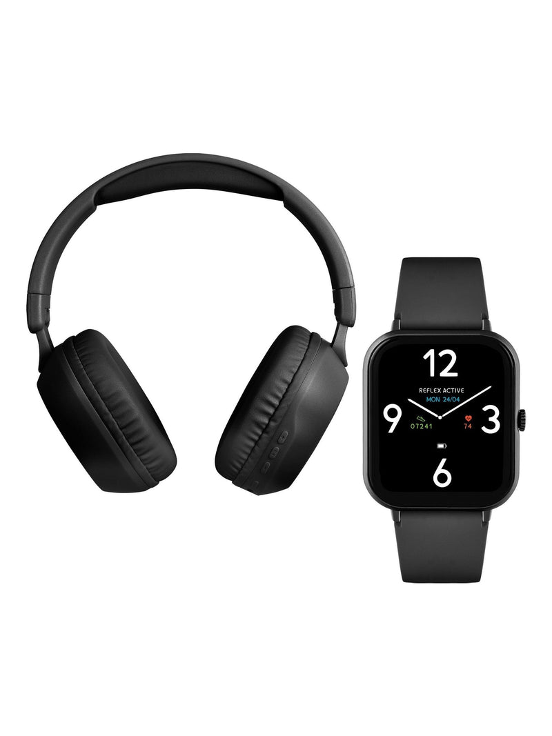 Reflex Active Nexus smartwatch and headphone set black, UK version