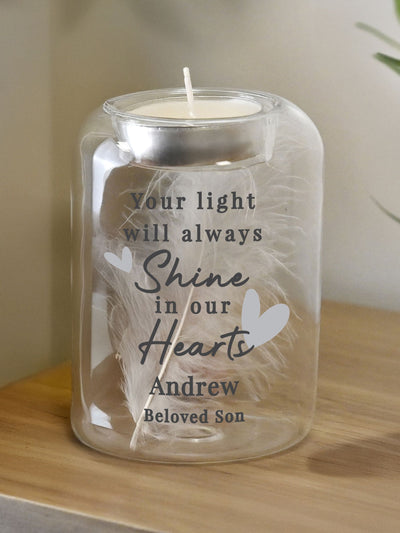 Next PMC Personalised Hearts Memorial Glass Tealight Holder 9.5cm - اشترِ عبر الإنترنت من McGrocer