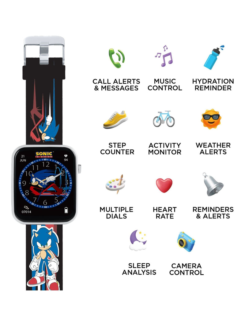Peers Hardy Sonic The Hedgehog kids smart watch (British brand)