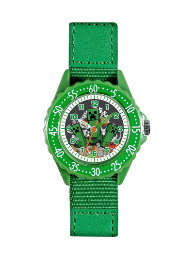 Next Peers Hardy Green Minecraft Easy Fastening Time Teacher Watch- Buy online at McGrocer