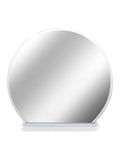 Barker and Stonehouse White Springwell Wood Round Mirror