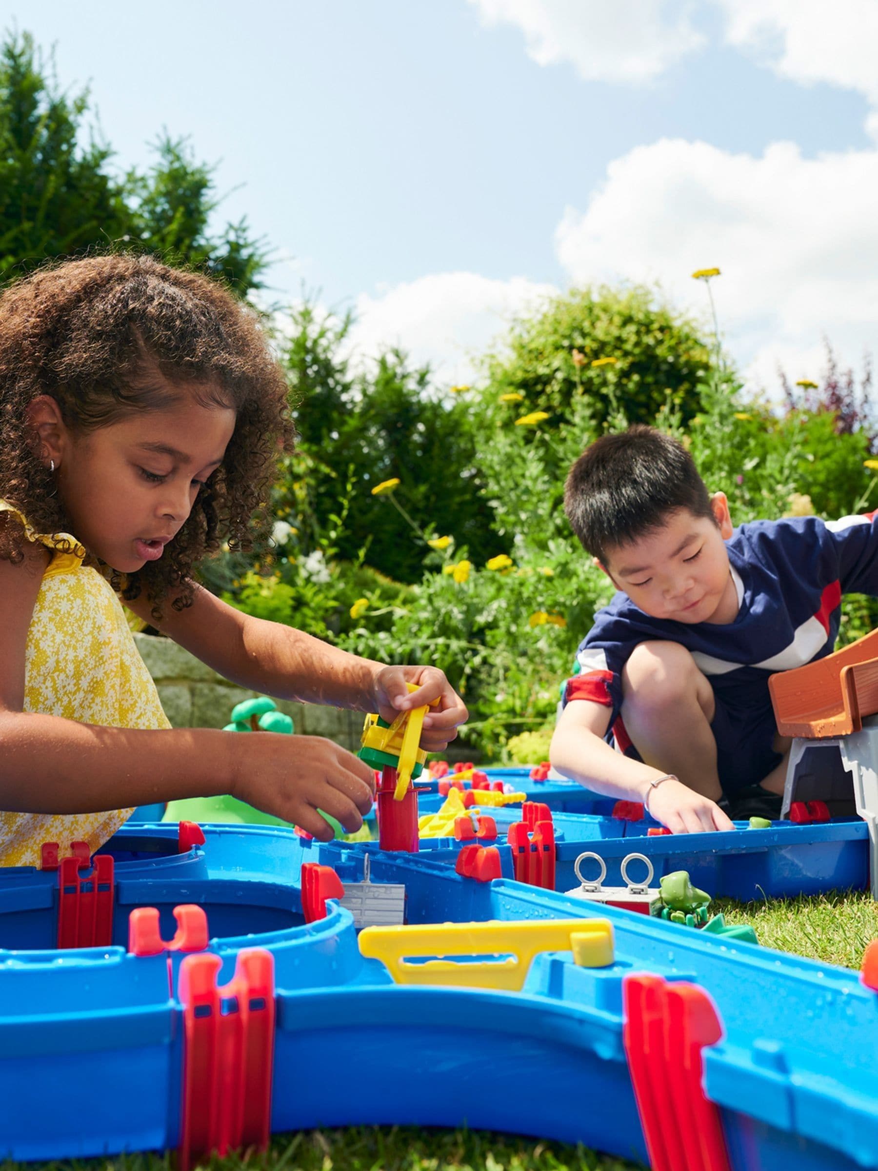 AquaPlay Blue Megabridge water canal toy set, imported from the UK