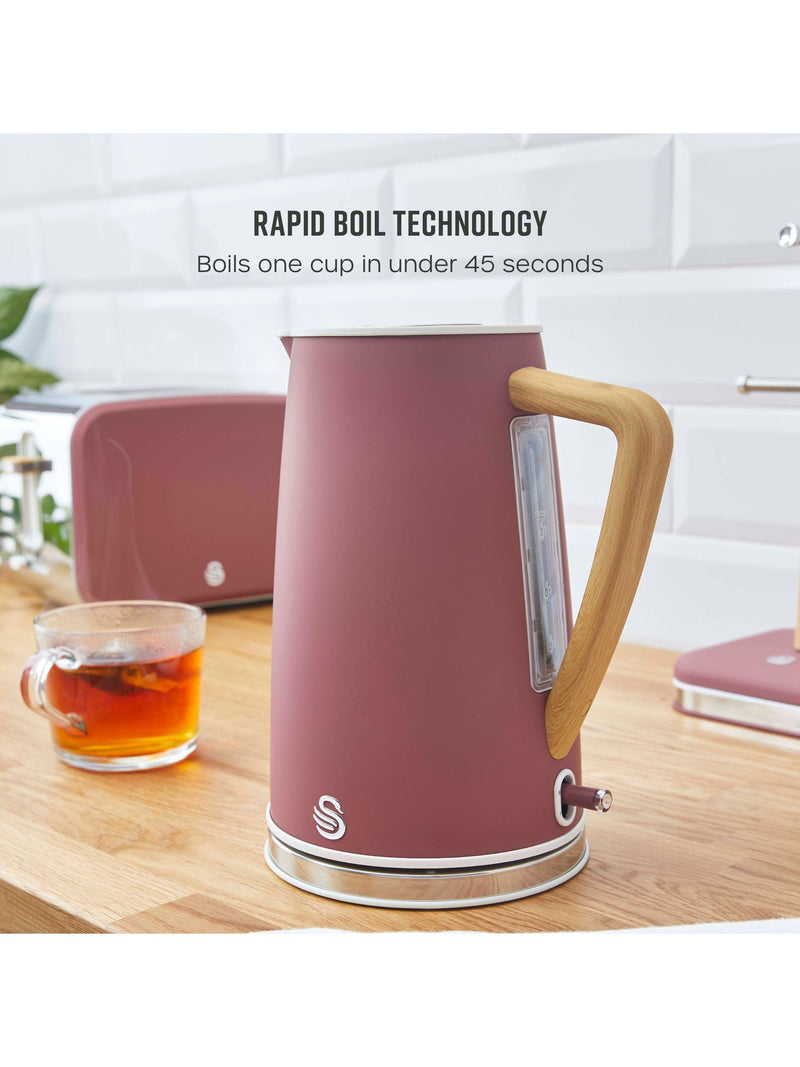 Swan Oatmeal Nordic Cordless Electric Kettle 1.7L (British brand)