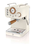 Swan Nordic espresso coffee machine with milk frother, imported from the UK