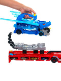 Mattel Hot Wheels City Ultimate Hauler dragon playset - British product