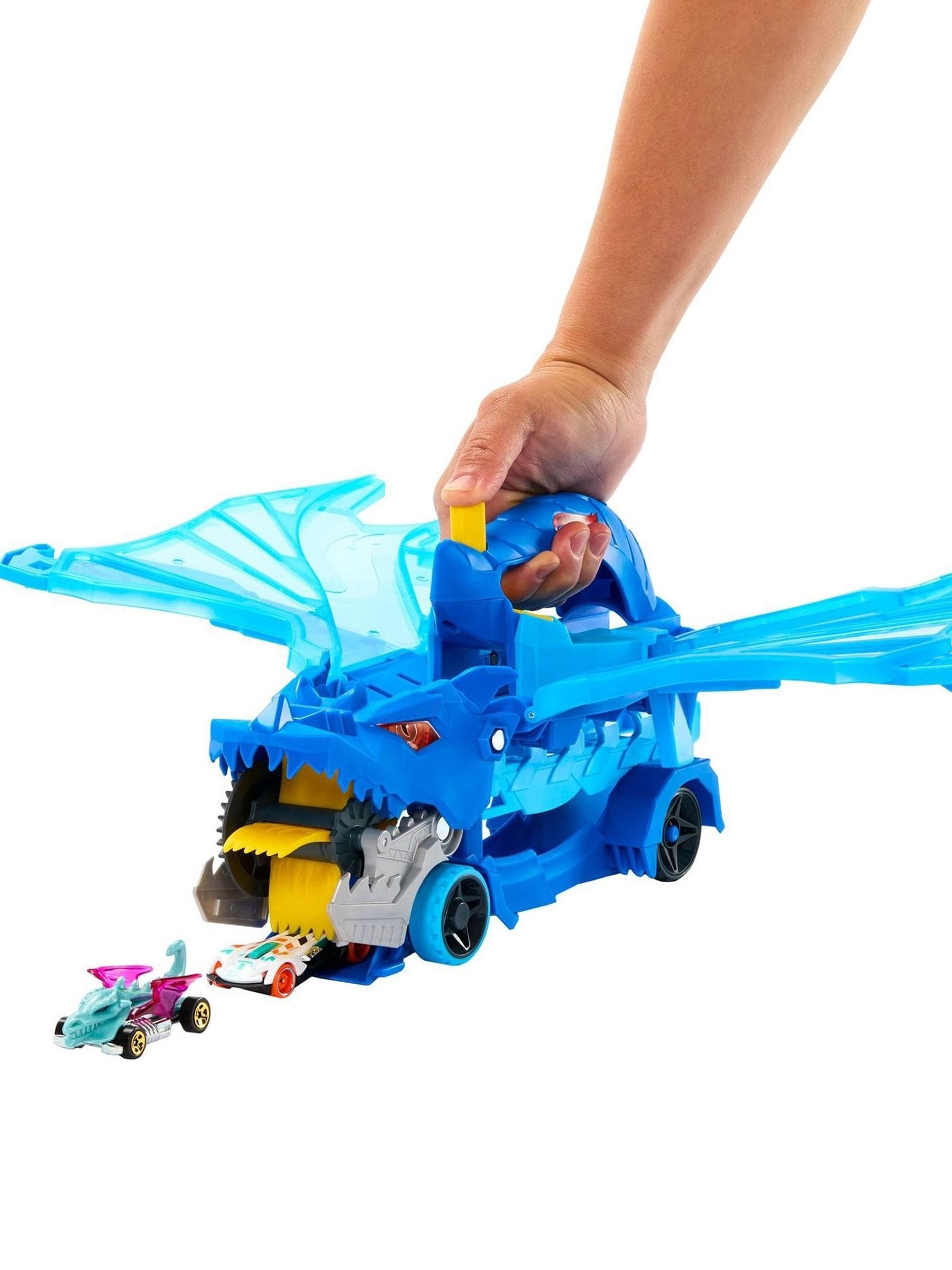 Mattel Hot Wheels City Ultimate Hauler dragon playset - British product