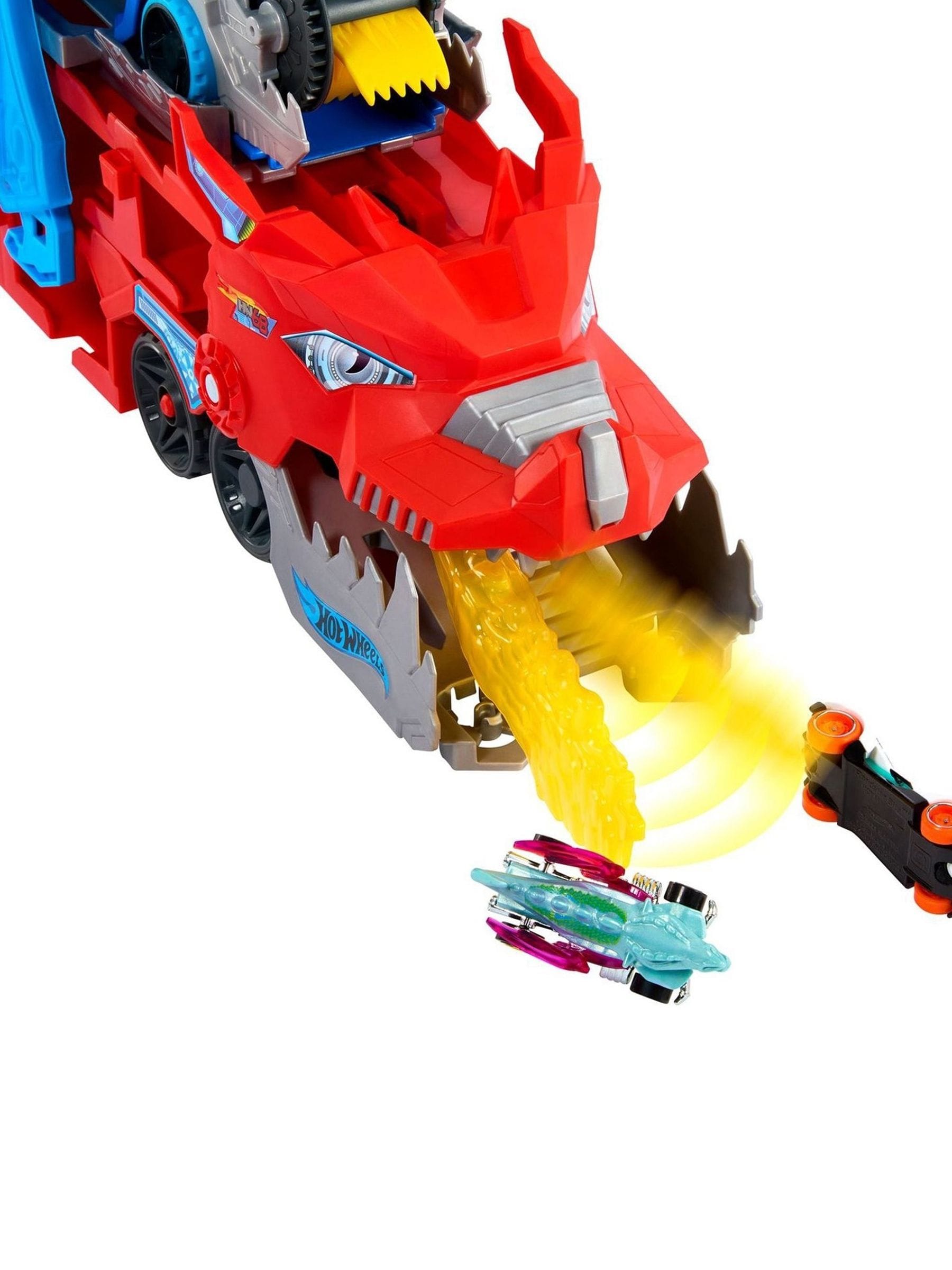 Mattel Hot Wheels City Ultimate Hauler dragon playset - British product