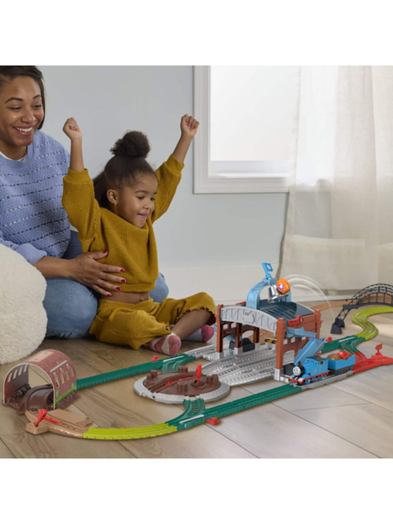 Mattel Thomas & Friends barrel delivery set with track, imported from the UK