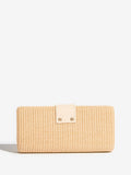 Lipsy natural raffia effect clutch bag, imported from the UK