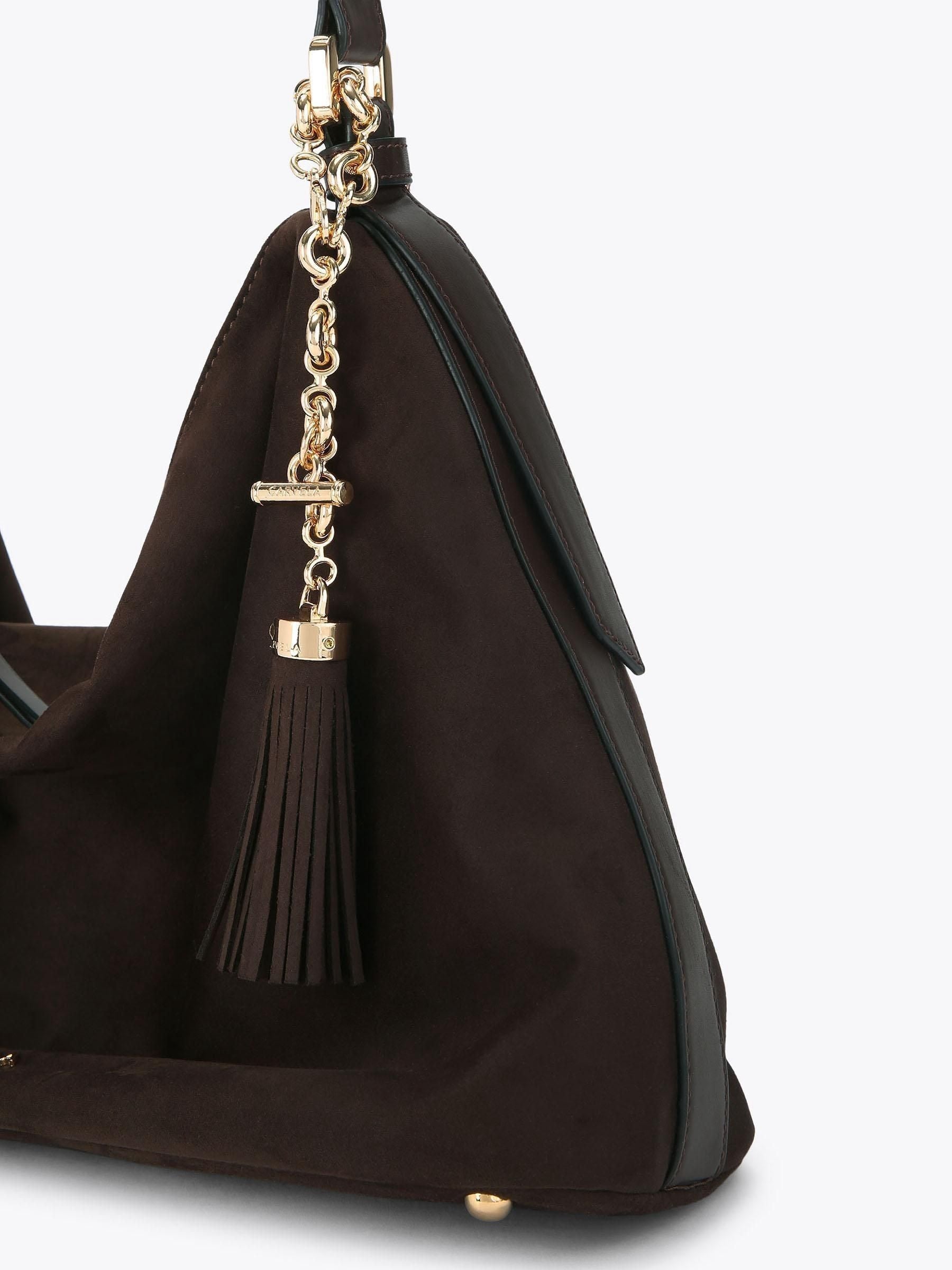 Carvela Brown Gina hobo bag oversized shoulder bag - British product