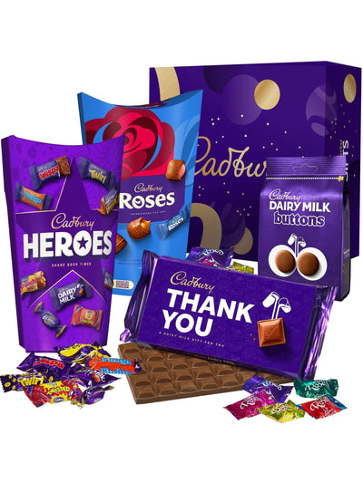 سلة شوكولاتة هدايا عيد الشكر من Cadbury للمشاركة، متوسطة