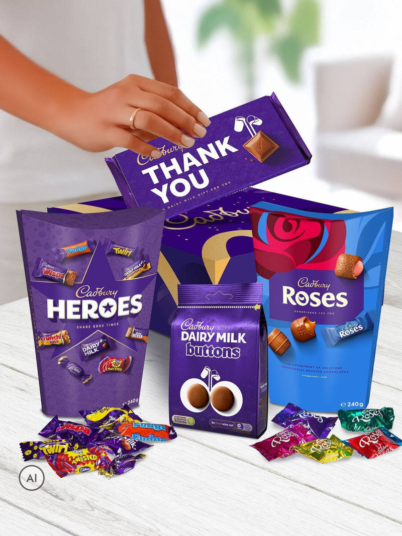 Cadbury Thank You chocolate sharing hamper medium - British product